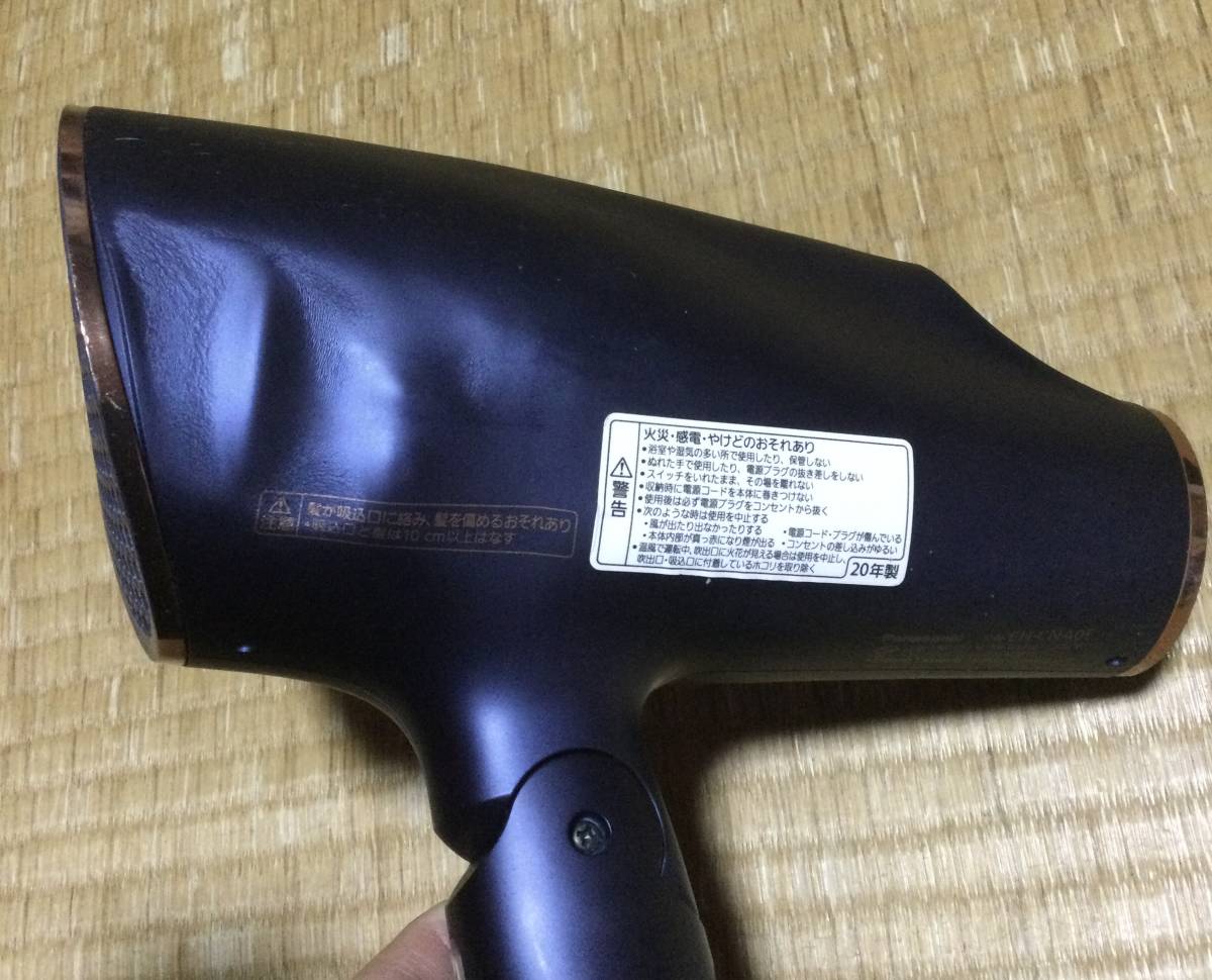 送料込　Panasonic パナソニックナノケア EH-CNA0E ヘアドライヤー nanoe_変形あり