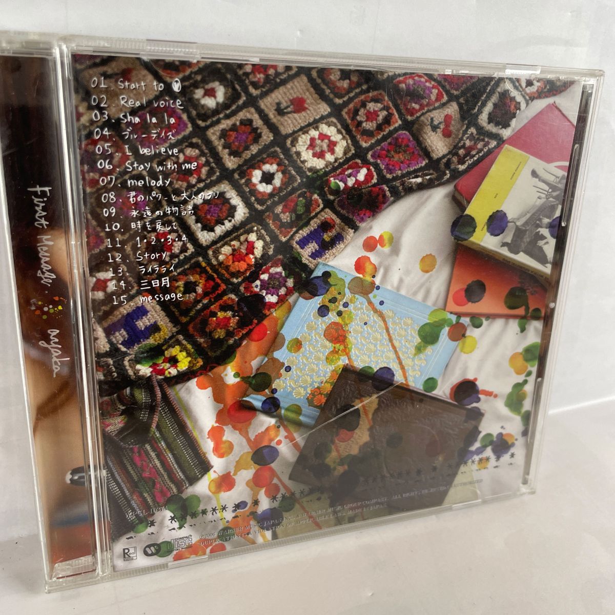 絢香さんのCD2枚になります。ayaka melody  first  message  中古品ですが、視聴するのは問題ないです