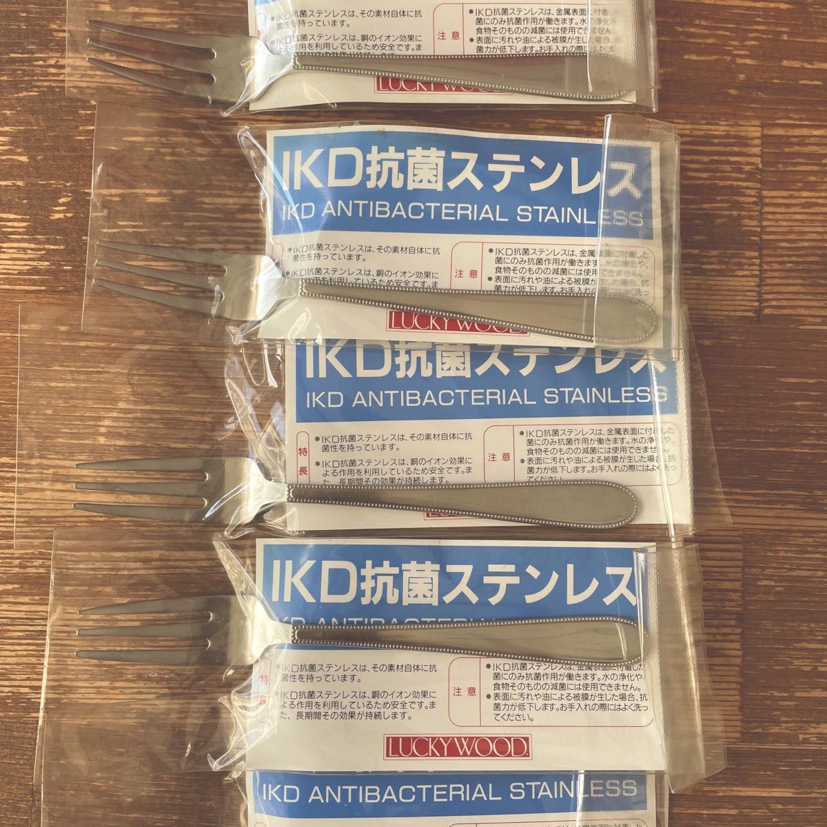【未使用】ステンレス製　ヒメフォーク５本セット　カトラリー