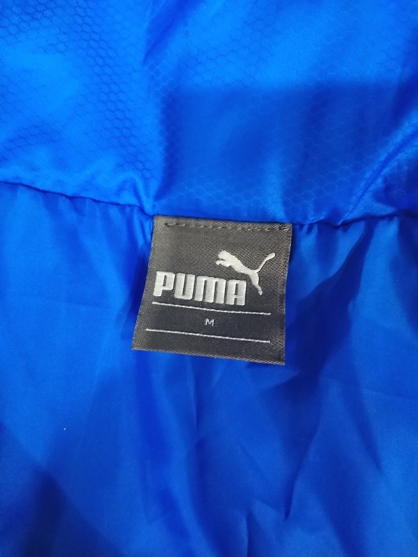 r1_7218 PUMA プーマ WIND CELL 防風 メンズ フード付 中綿 ウインドブレーカー Ｍサイズ_画像3