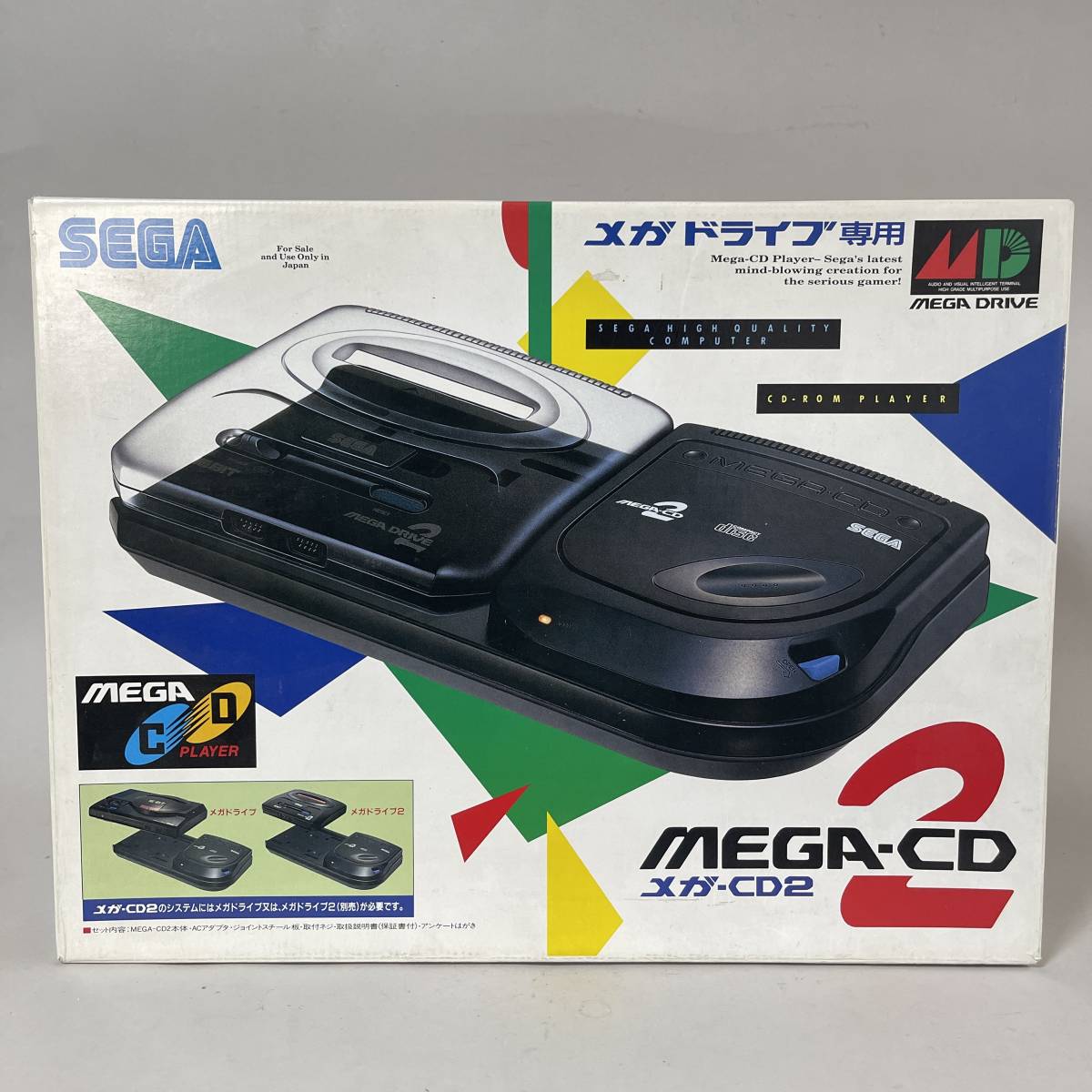 MEGA-CD2 A11 メガドライブ専用 セガ メガ-CD2 MEGA DRIVE ゲーム機本体 レトロゲーム SEGA_画像2