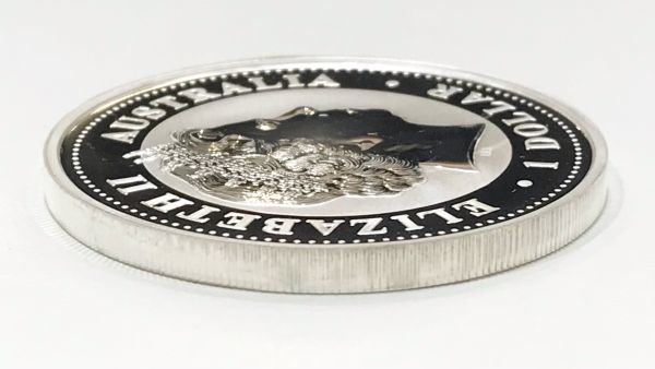 θ オーストラリア プルーフ銀貨 2005年 エリザベス2世/カワセミ 1ドル 1OZ シルバー コイン アンティーク 硬貨 ケース付 S99375470817_画像6