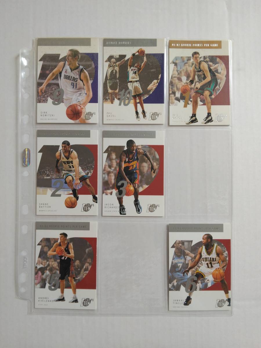 コンプを諦めたのでこのまま出品　02-03 Topps Ten（KEVIN GARNETT, SHAQUILLE O’NEAL, TIM DUNCAN, 他）73～　68枚セット_画像5