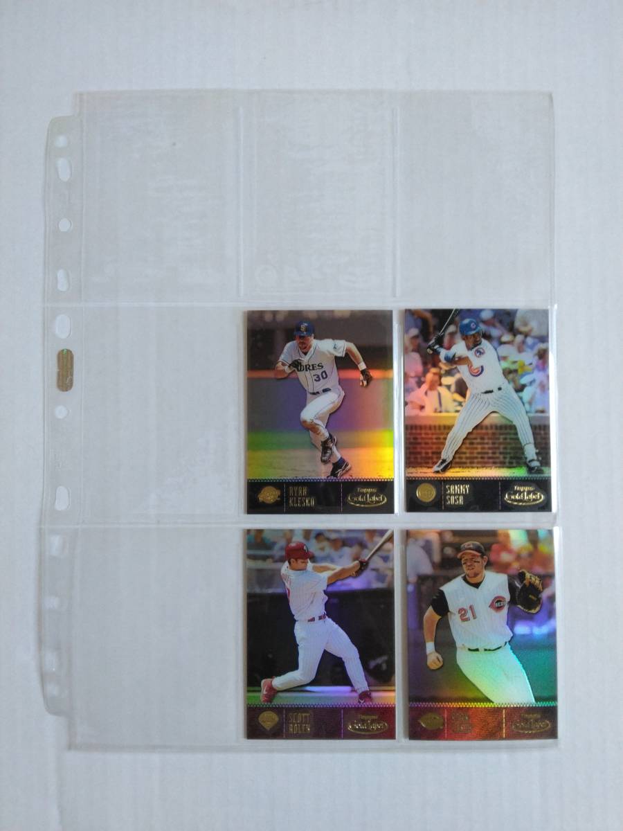 コンプを諦めたのでこのまま出品　2001 Topps Gold Label（BARRY BONDS, KEN GRIFFEY jr., RANDY JOHNSON, 他）61枚セット_画像10