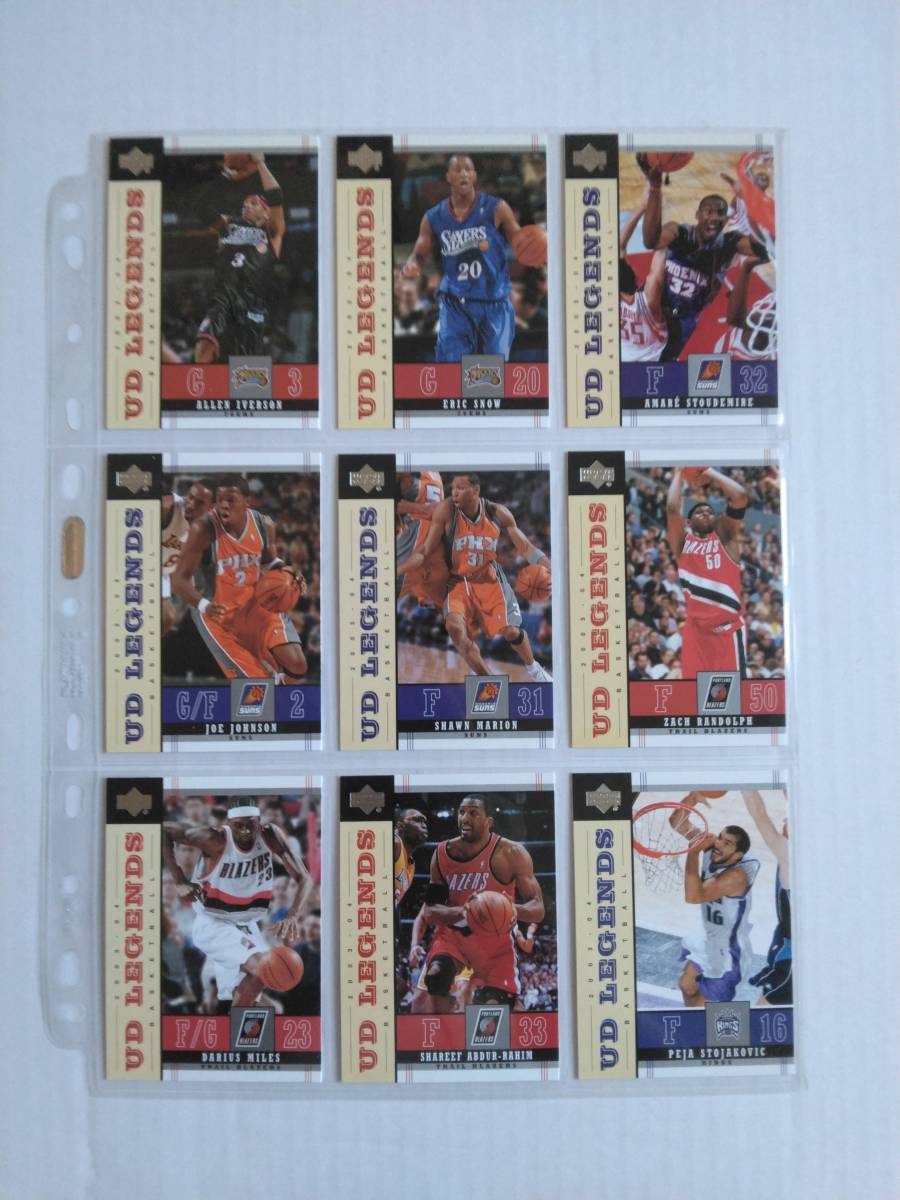 コンプを諦めたのでこのまま出品　03-04 UD Legends (Current)（KOBE BRYANT, ALLEN IVERSON, SHAQUILLE O’NEAL, 他）99枚セット　_画像8