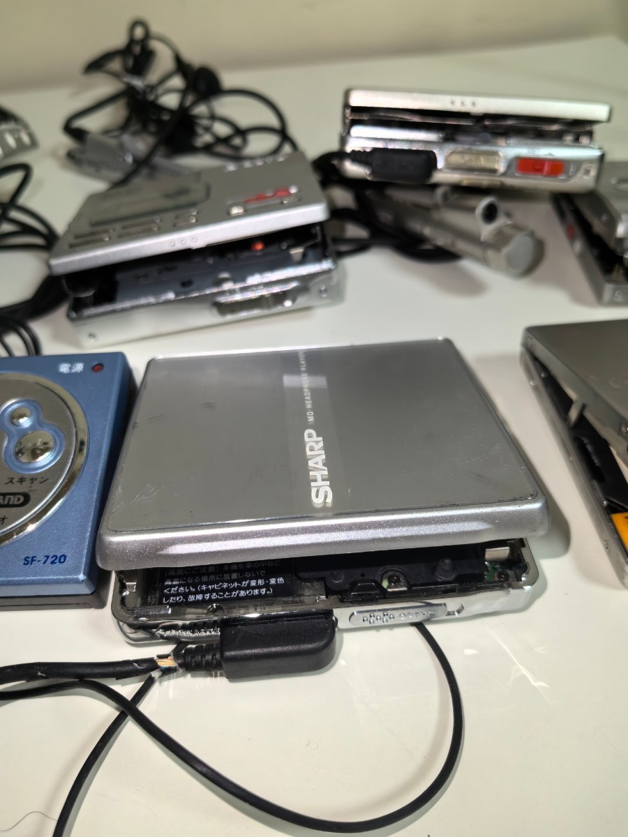 SONY 5本 SHARP AIWA Panasonic ポータブルMDレコーダー 　中古　ＭＤウォークマン　現状品_画像8