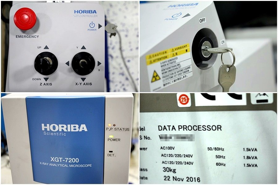 木更 001 HORIBA/堀場製作所 X線分析顕微鏡 XGT-7200V 元素 マッピング分析 ソフト多数付 (※送料別途発生します※下記送料欄ご参照※)の画像7