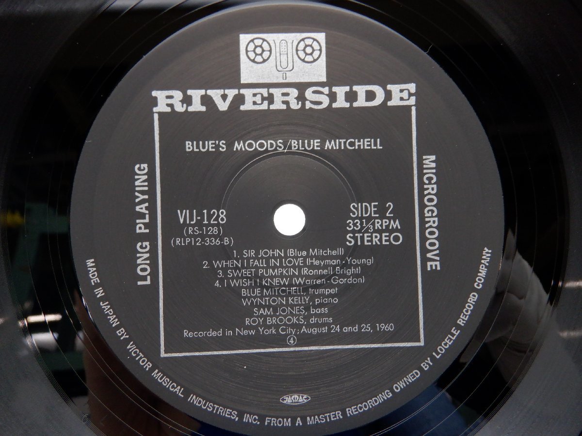 【帯付】Blue Mitchell(ブルー・ミッチェル)「Blue's Moods」LP（12インチ）/Riverside Records(VIJ-128)/Jazz_画像3