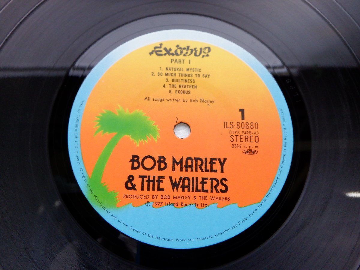 【帯付】Bob Marley & The Wailers(ボブ・マーリー&ザ・ウェイラーズ)「Exodus(エクソダス)」LP/Island Records(ILS-80880)_画像2