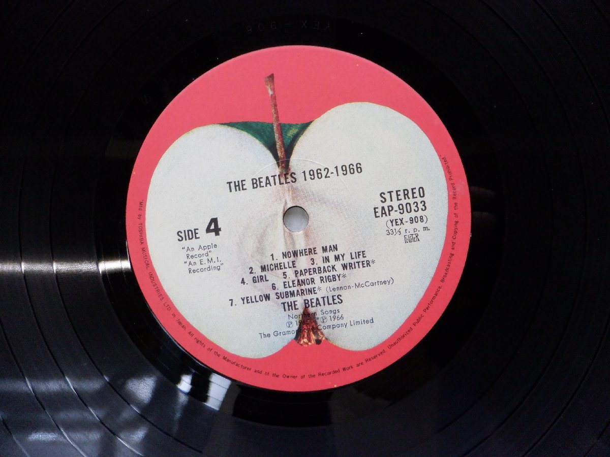 【帯付】The Beatles(ビートルズ)「1962-1966」LP（12インチ）/Apple Records(EAP-9032B)/ロック_画像2