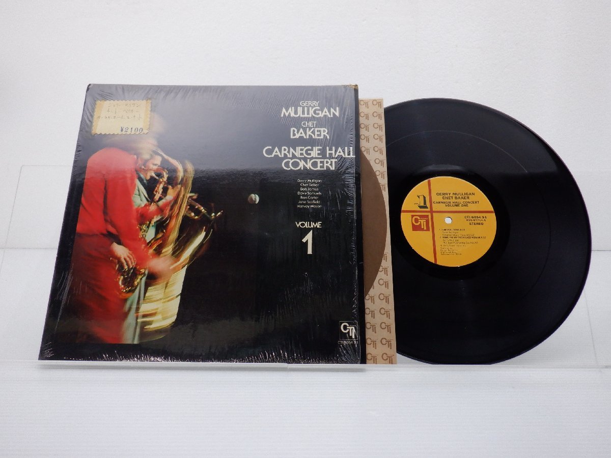 Gerry Mulligan「Carnegie Hall Concert Volume 1」LP（12インチ）/CTI Records(CTI 6054 S1)/ジャズ_画像1