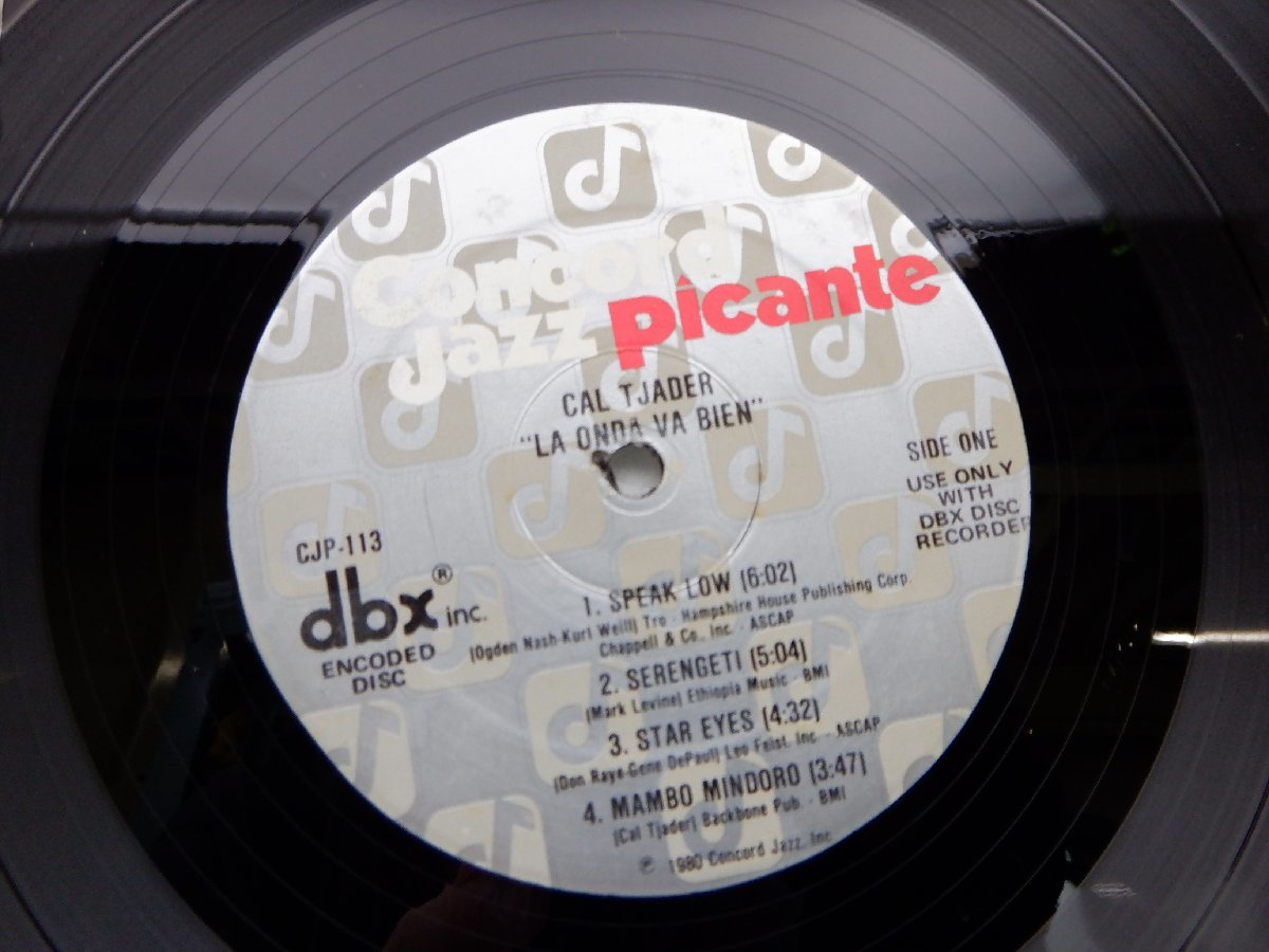 Cal Tjader「La Onda Va Bien」LP（12インチ）/Concord Jazz Picante(CJP-113)/ジャズ_画像2