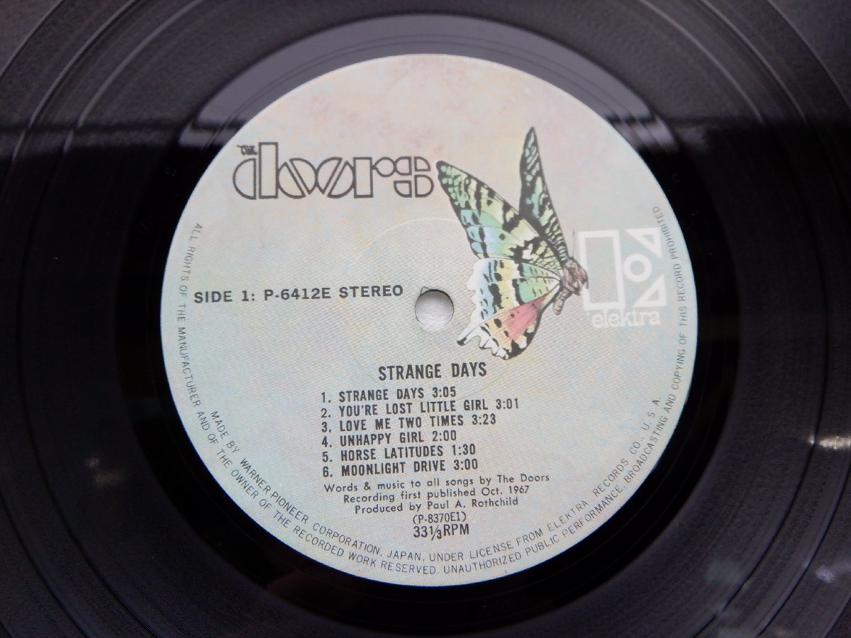 【国内盤】The Doors(ドアーズ)「Strange Days(まぼろしの世界)」LP（12インチ）/Elektra(P-6412E)/ロック_画像2