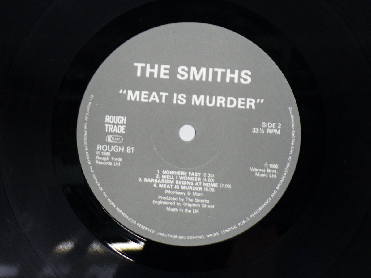 【UK盤/MPO刻印】The Smiths(ザ・スミス)「Meat Is Murder」LP（12インチ）/Rough Trade(ROUGH 81)/Rock_画像4