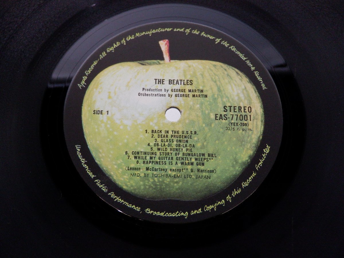 【帯付】The Beatles(ビートルズ)「The Beatles(ザ・ビートルズ)」LP（12インチ）/Apple Records(EAS-77001・2)/ロック_画像2