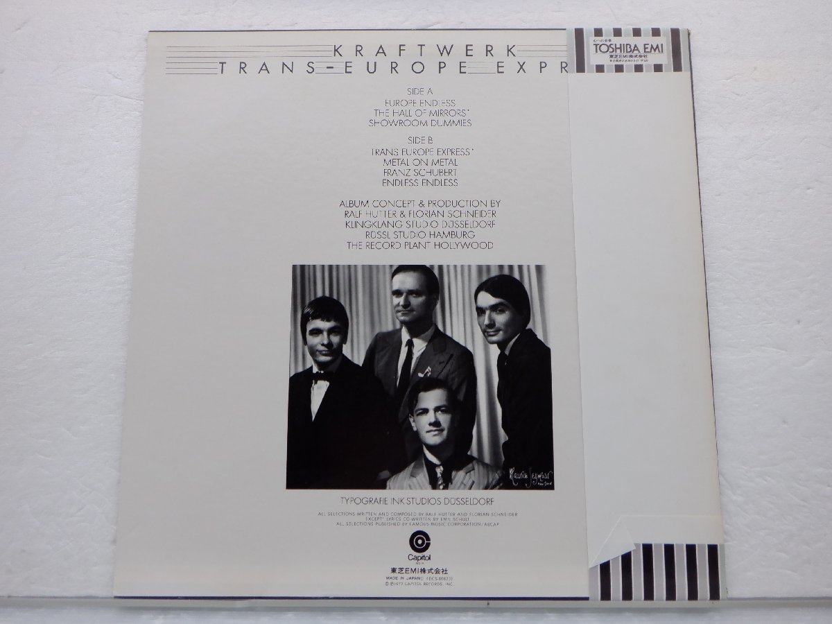 Kraftwerk「Trans Europa Express」LP（12インチ）/Capitol Records(ECS-80833)/Electronic_画像2