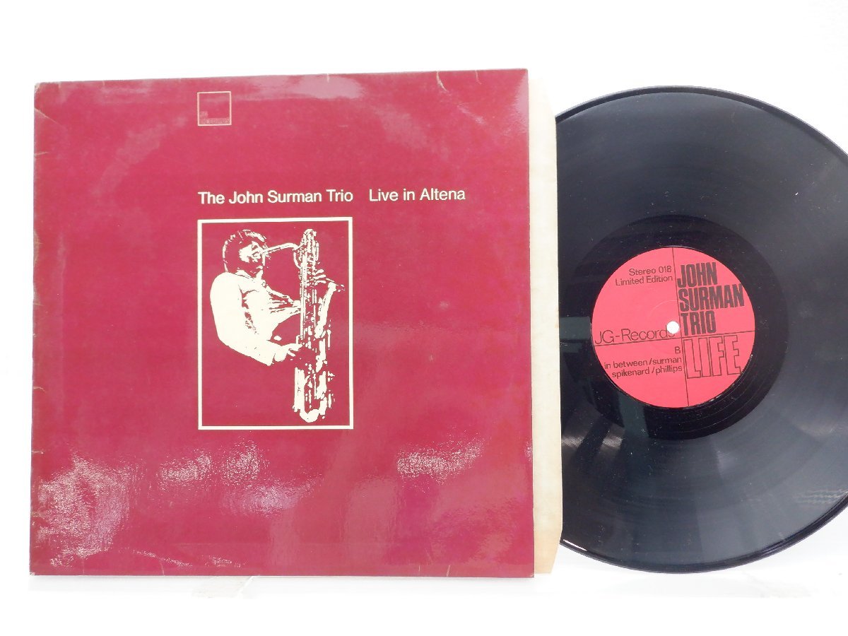 John Surman Trio「Live In Altena」LP（12インチ）/JG-Records(JG 018)/ジャズ_画像1