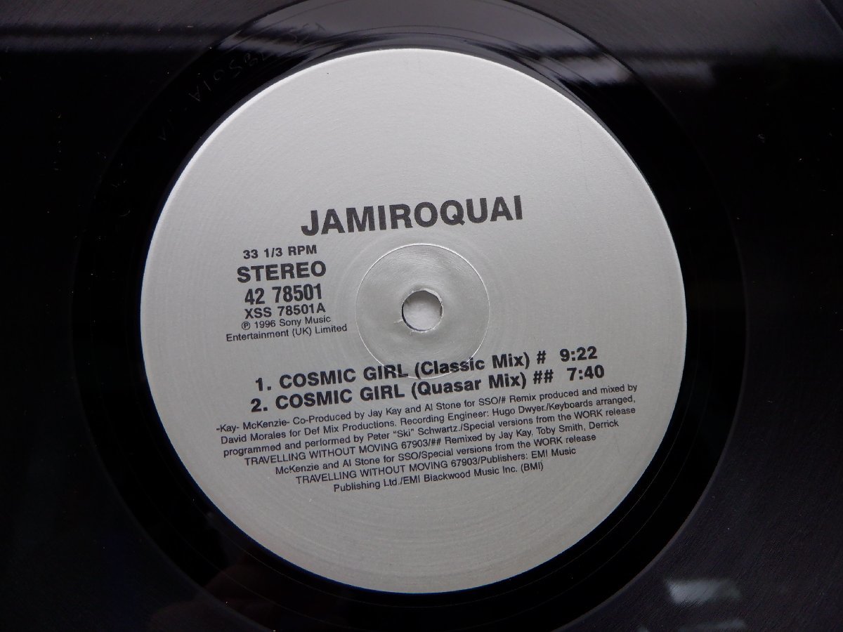 Jamiroquai「Cosmic Girl」LP（12インチ）/Work(42 78501)/クラブ/ダンス_画像2
