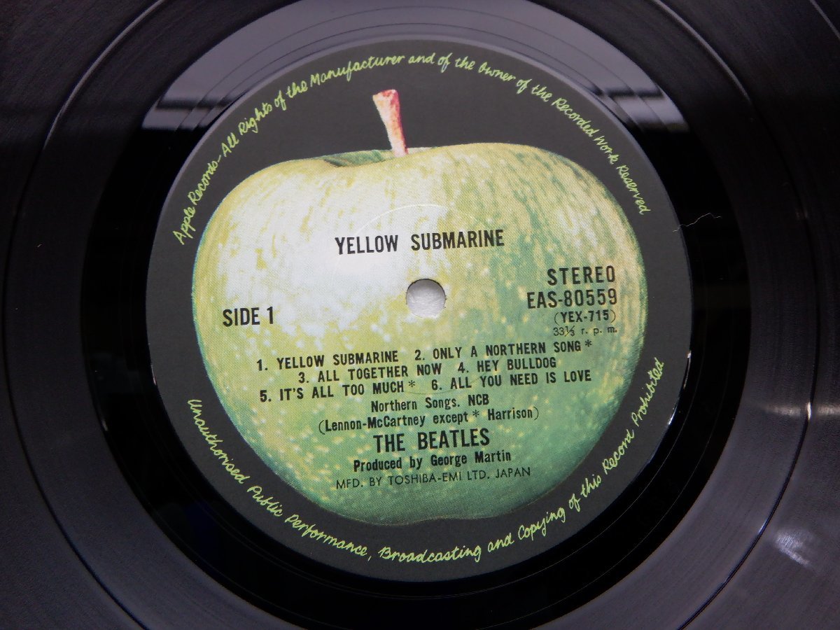 The Beatles(ビートルズ)「Yellow Submarine(イエロー・サブマリン)」LP（12インチ）/Apple Records(EAS-80559)/ロック_画像2