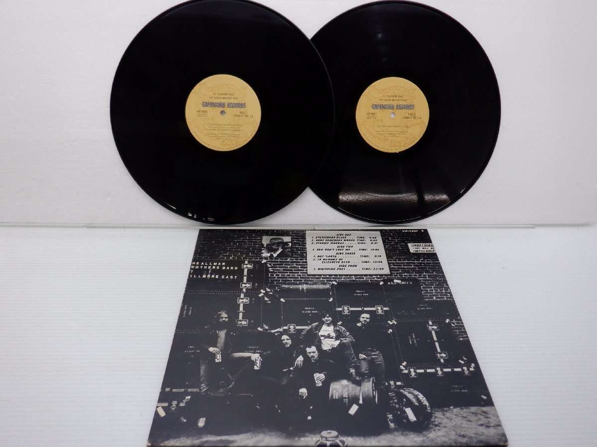 The Allman Brothers Band(オールマン・ブラザーズ・バンド)「At Fillmore East(フィルモア・イースト・ライブ)」LP/Victor(VIP-9507)_画像1