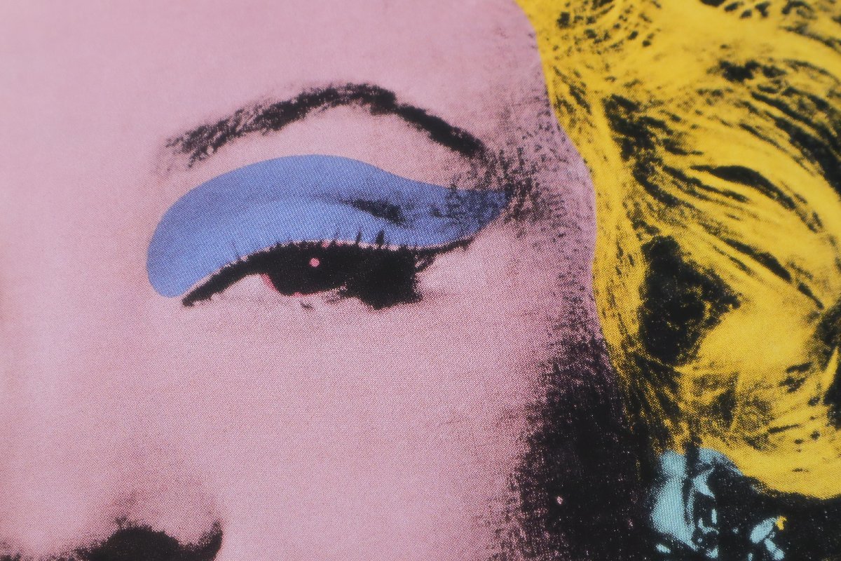 アンディ・ウォーホル「Shot Orange Marilyn」アートポスター / Andy Warhol マリリンモンロー オレンジ オフセット_画像5