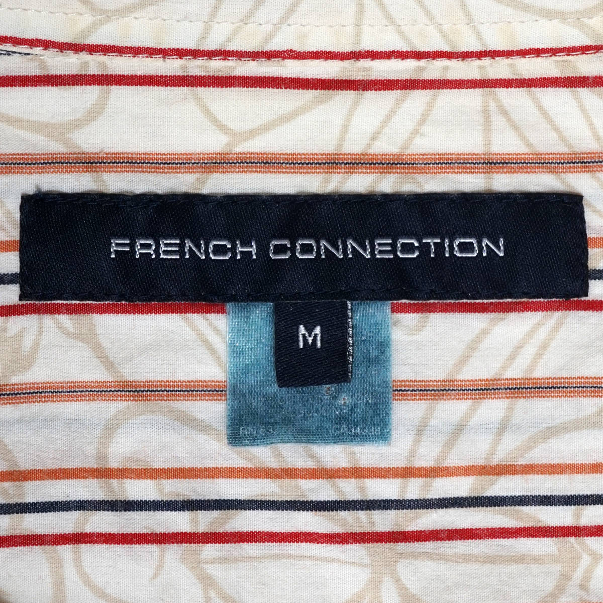 FRENCH CONNECTION L/S 刺繍 シャツ M　フレンチ コネクション イギリス ロンドン_画像6