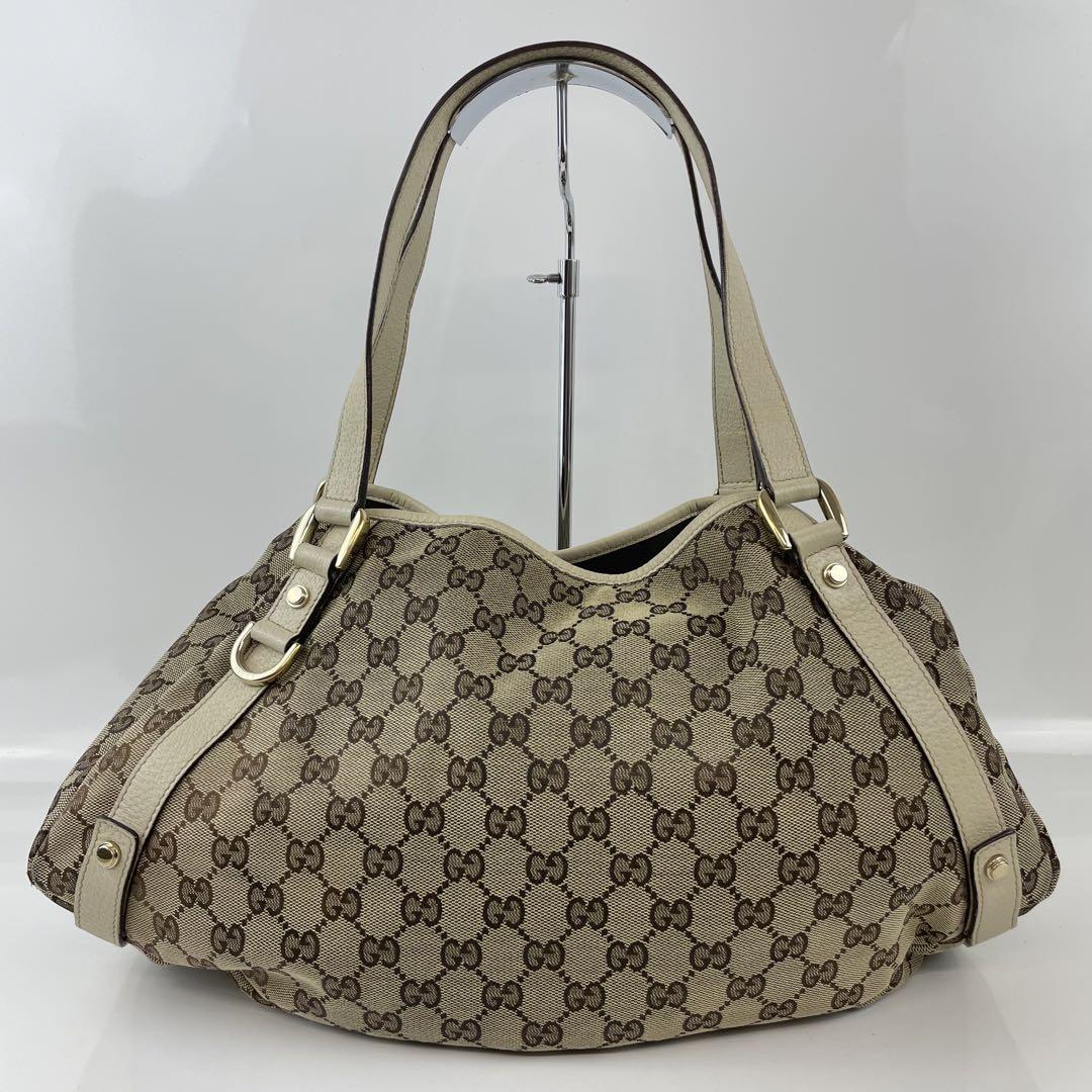 GUCCI グッチ アビー GGキャンバス ショルダー トートバッグ
