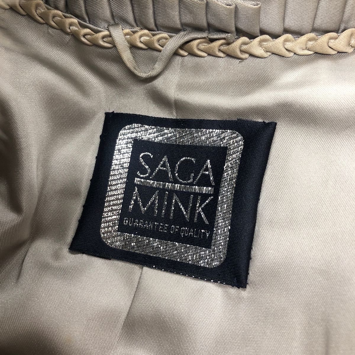 k10-4 最高級毛皮 SAGA MINK サガミンク 銀サガ サファイアミンク MINK FUR リアルファー ミンクファーコート 毛皮コート 11号_画像9