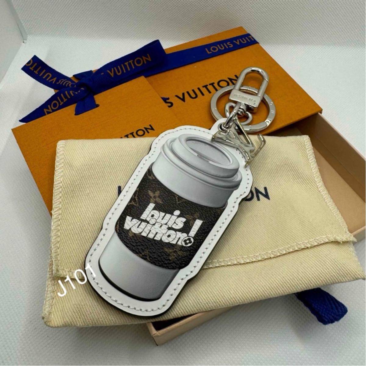  Louis Vuitton coffee cup key holder key ring 