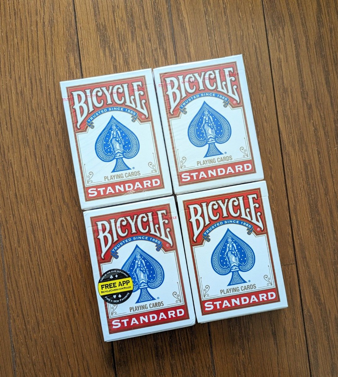 bicycle バイシクル トランプ カード 4個セット 新品・未使用