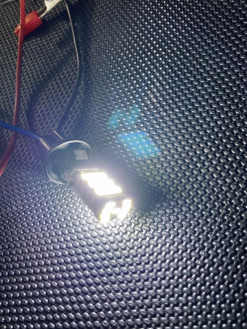 T16 T10 LED ホワイト 45SMD 6000Kナンバー灯 2個 直視厳禁の画像7