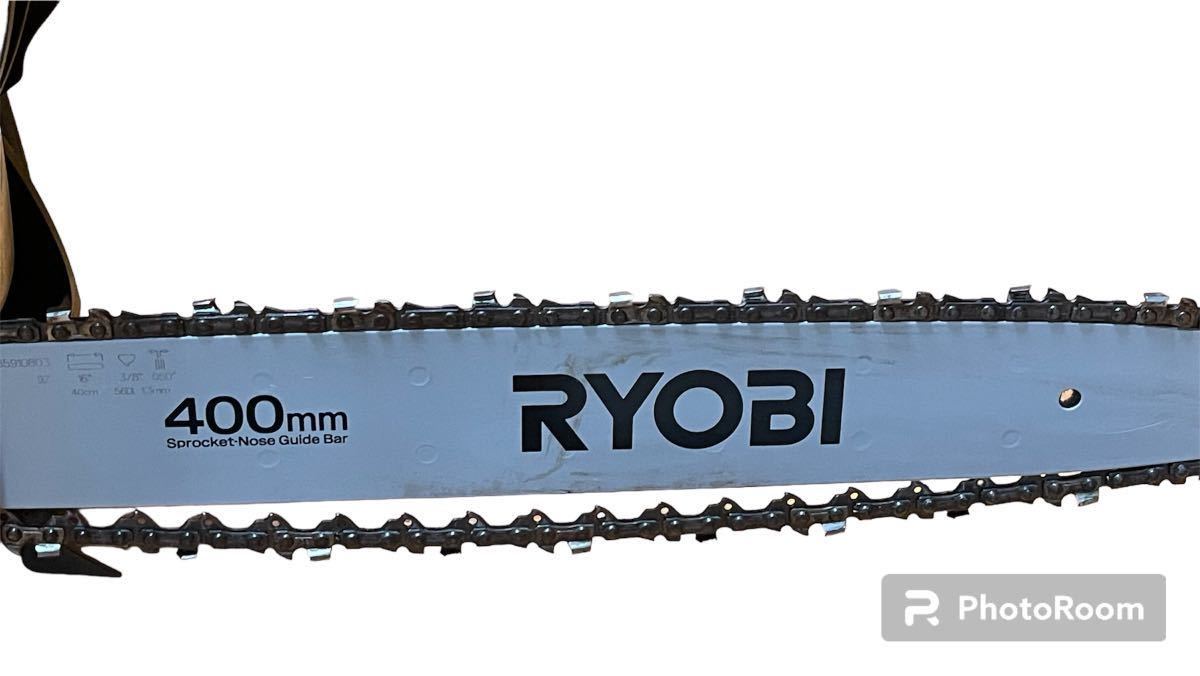 RYOBI リョービ　　400mm エンジンチェーンソー ESK-3840 動作確認済み！【エンジンok】_画像4
