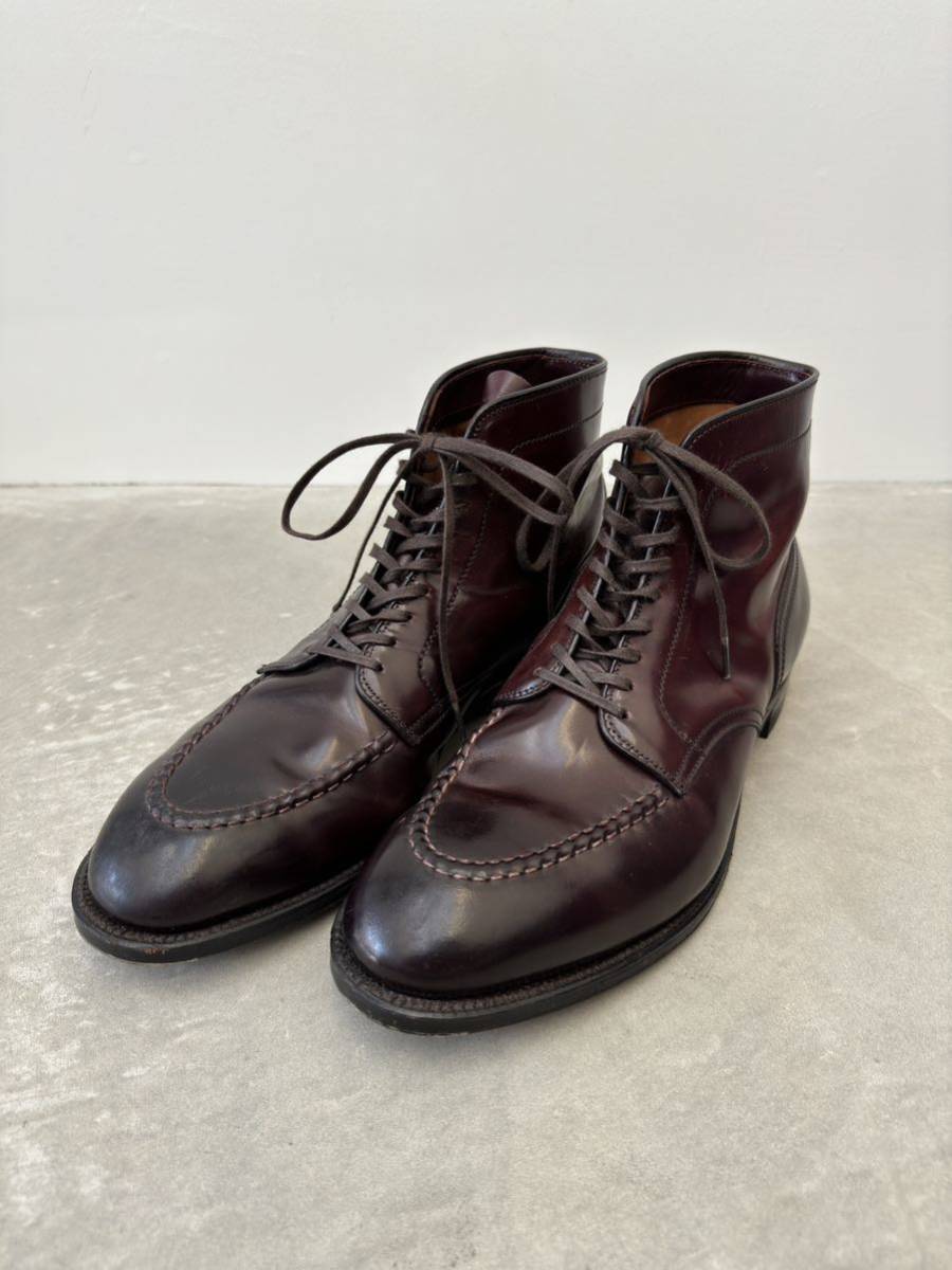 最終値下げ オールデン アナトミカ タンカーブーツ 10 ボルドー ALDEN ANATOMICA コードバン CORDOVAN ワークミリタリー_画像2