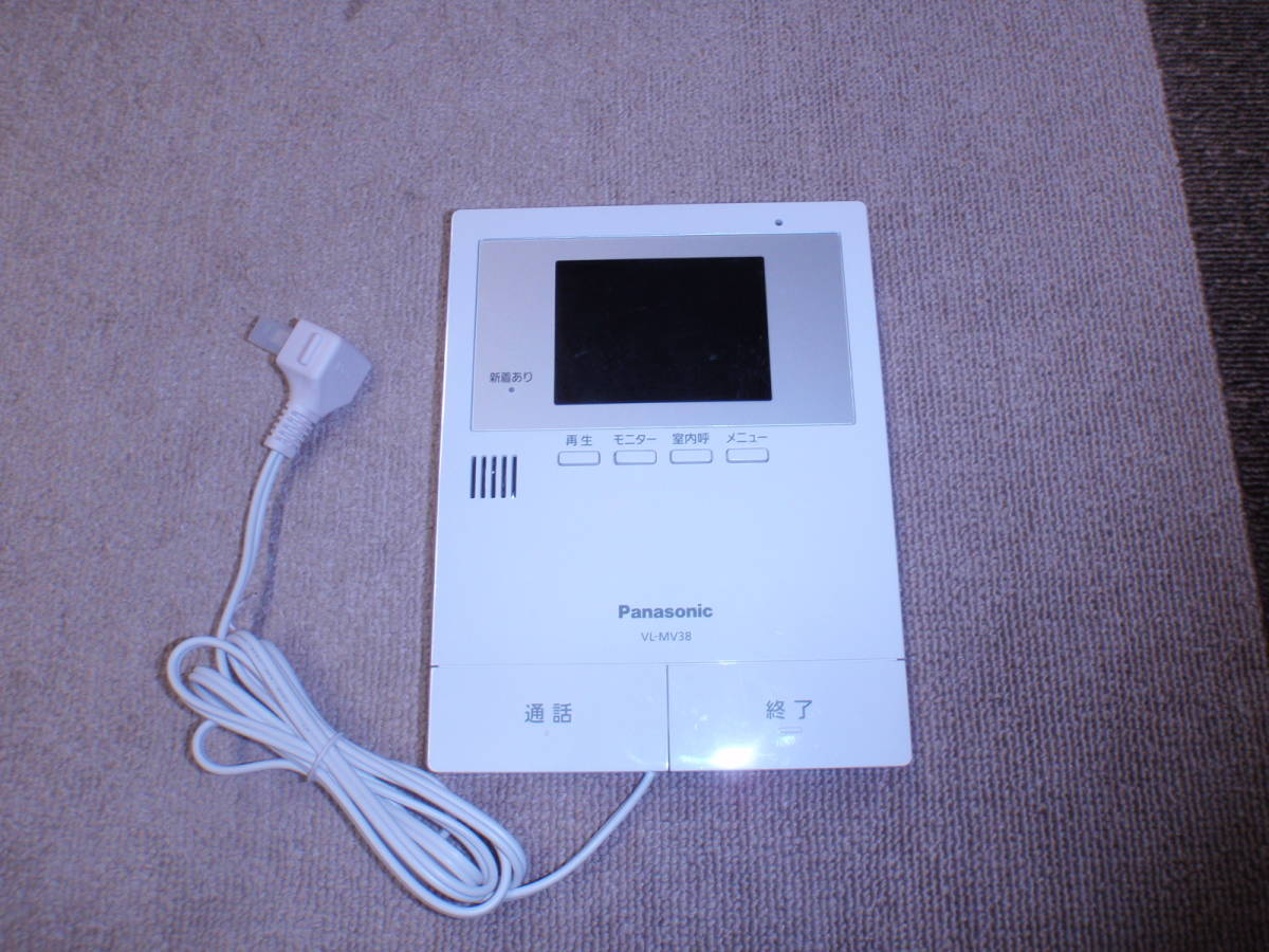 Panasonic カメラ付ドアホン 親機 VL-MV38_画像1