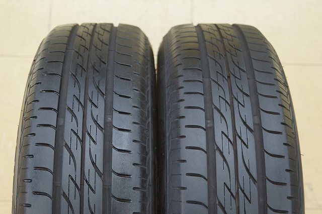 送料無料 中古 155/65R14 155/65-14 未使用 アウトレット デイトナブラック 14 4H100 5J+42 アルト エブリィ タント ムーヴ ミラ_画像9