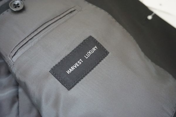 HARVEST LUXURY メンズ シングルスーツ スーパー120’S S2B 黒系 サイズ:BB6 【835864】_画像4
