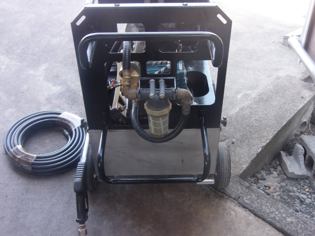 新ダイワ　セル付エンジン高圧洗浄機　　噴射ガン・高圧ホース・給水余水ホースセット　到着即日使用可能。_画像5