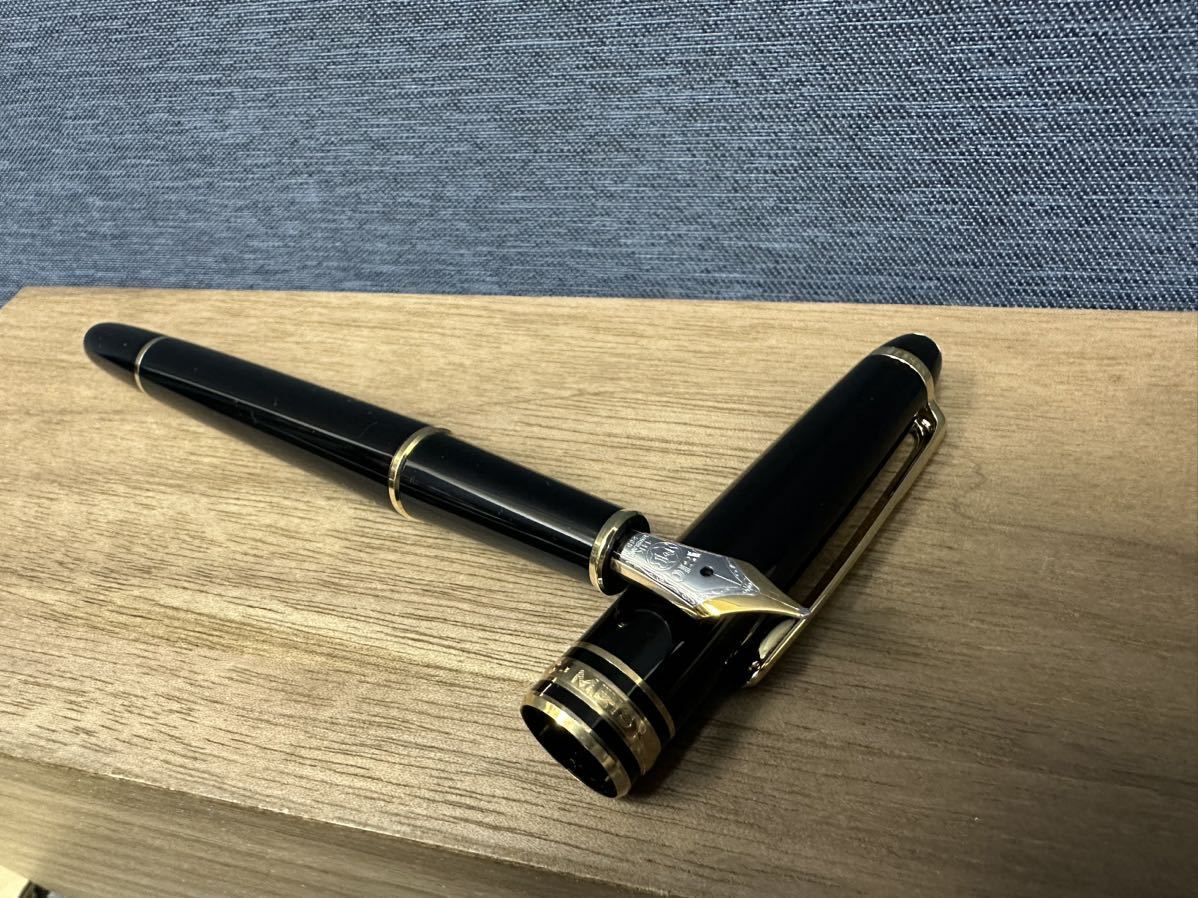 MONTBLANC モンブラン MEISTERSTUCK マイスターシュテュック 14K-585 万年筆 箱付き1円スタート_画像9