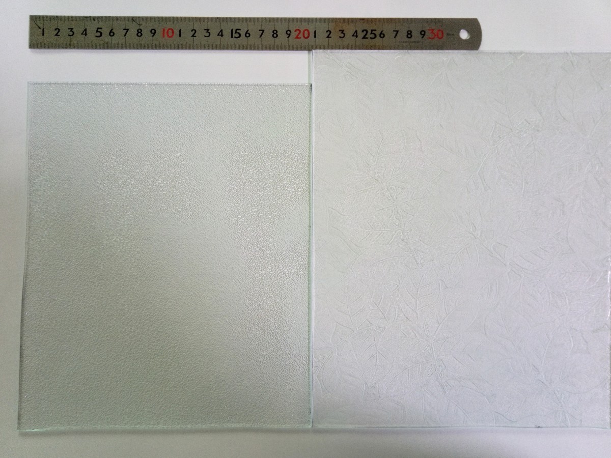 レトロガラス　ステンドグラスの材料2枚 板ガラス_画像2