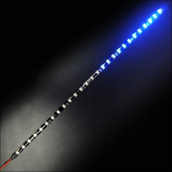 メール便送料無料 LED テープライト (84) 青 50cm 流星タイプ 極薄 ブルー 12V 流れる テープライト おまけスイッチ付/13и_画像8