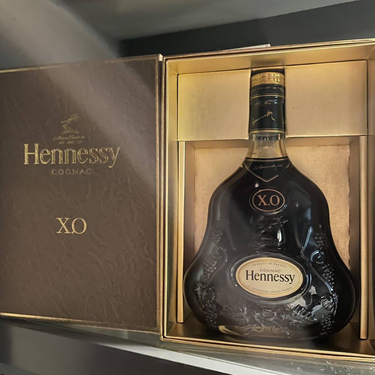 未開栓・古酒】Hennessy XO ヘネシー 金キャップ クリアボトル 700ml
