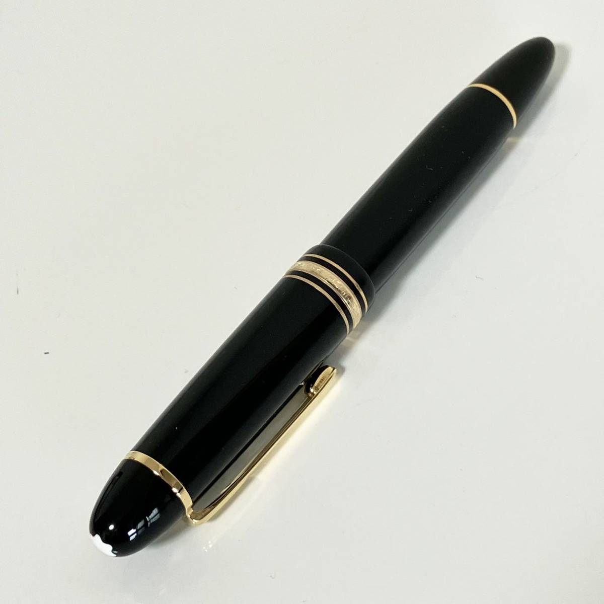 極美品◎MONTBLANC モンブラン マイスターシュテュック No.149 4810 ペン先14C 万年筆 希少 ゴールド ブラック 黒 _画像3