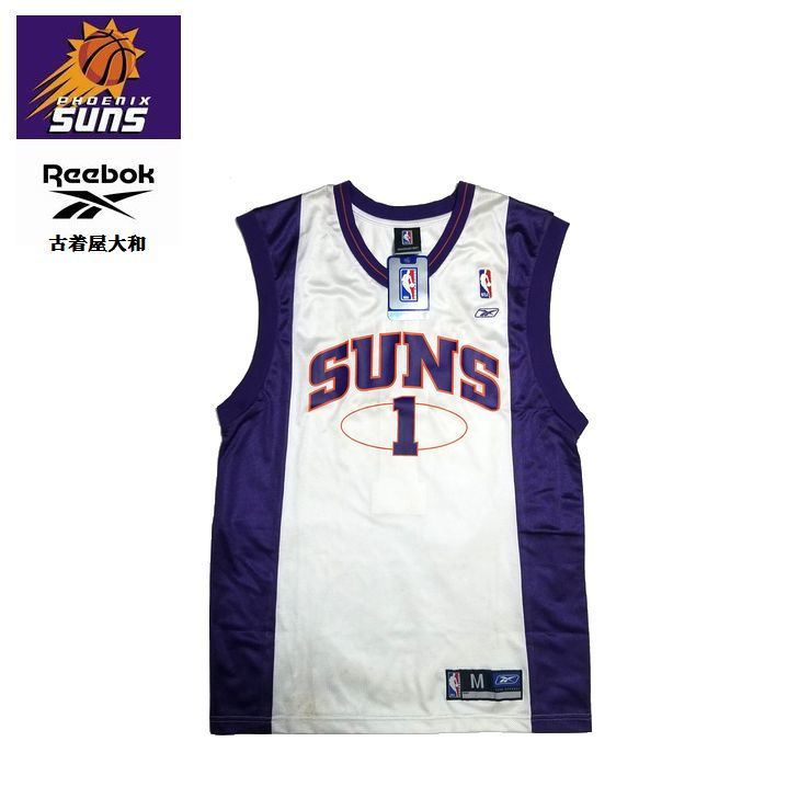 #古着屋大和 即決 正規品 NBA 2004-05 フェニックス・サンズ SUNS リーボック 田臥勇太 ジャージ ユニフォーム M バスケットボール バスケ_画像1