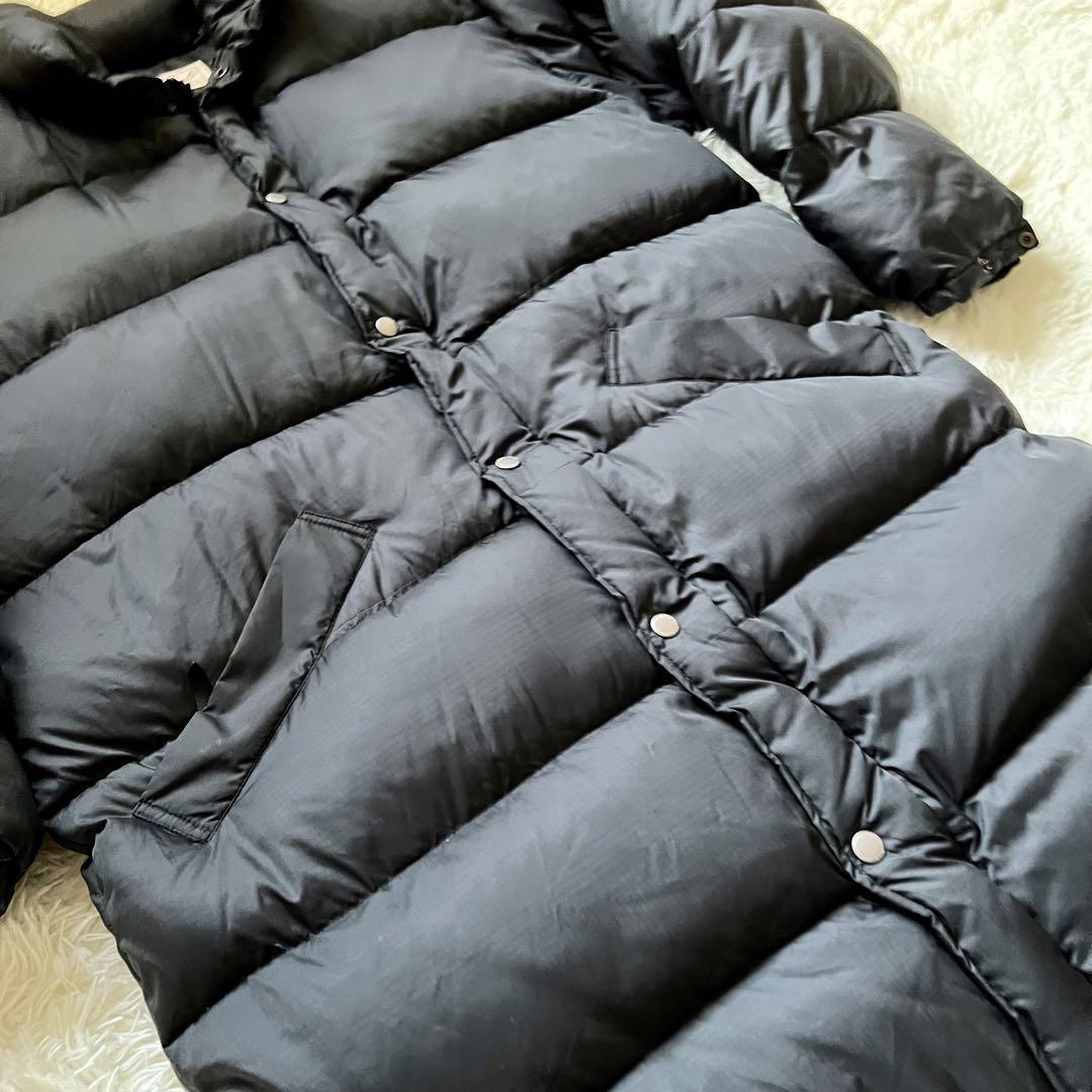 【希少サイズ】ウールリッチ　ダウンジャケット　ロングコート　肉厚　ブラック黒XL 大きいサイズ メンズ woolrich_画像4