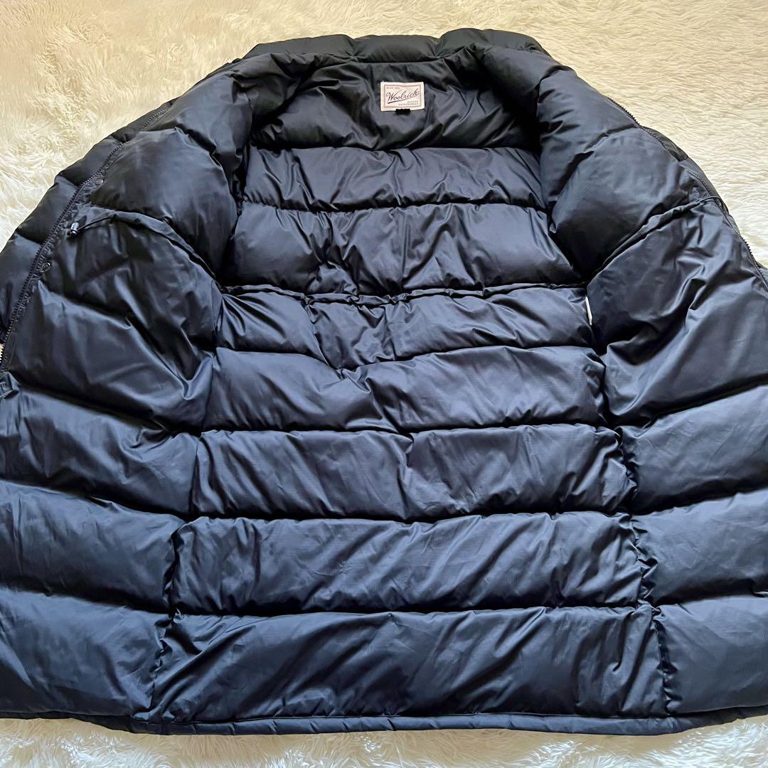 【希少サイズ】ウールリッチ　ダウンジャケット　ロングコート　肉厚　ブラック黒XL 大きいサイズ メンズ woolrich_画像7