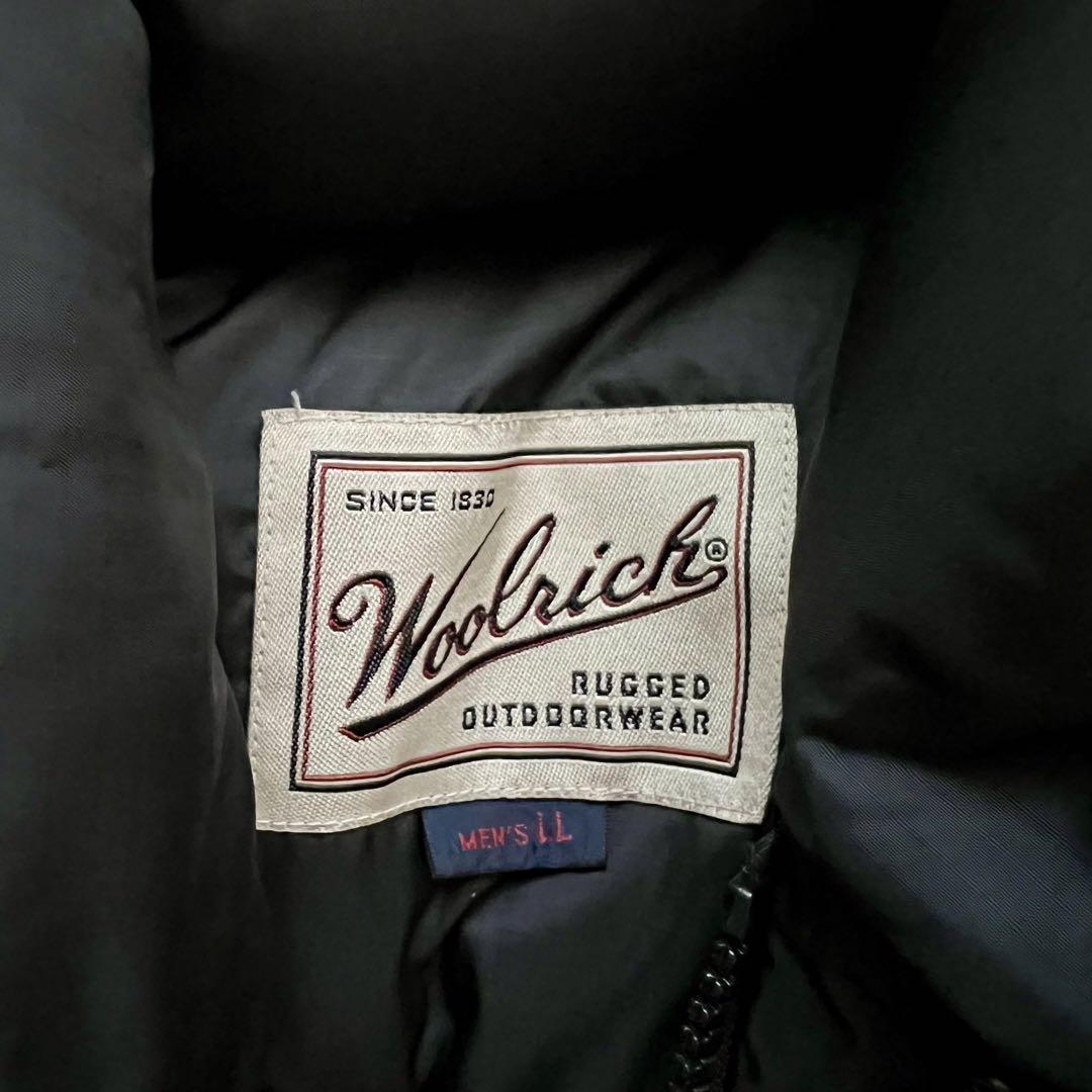 【希少サイズ】ウールリッチ　ダウンジャケット　ロングコート　肉厚　ブラック黒XL 大きいサイズ メンズ woolrich_画像8