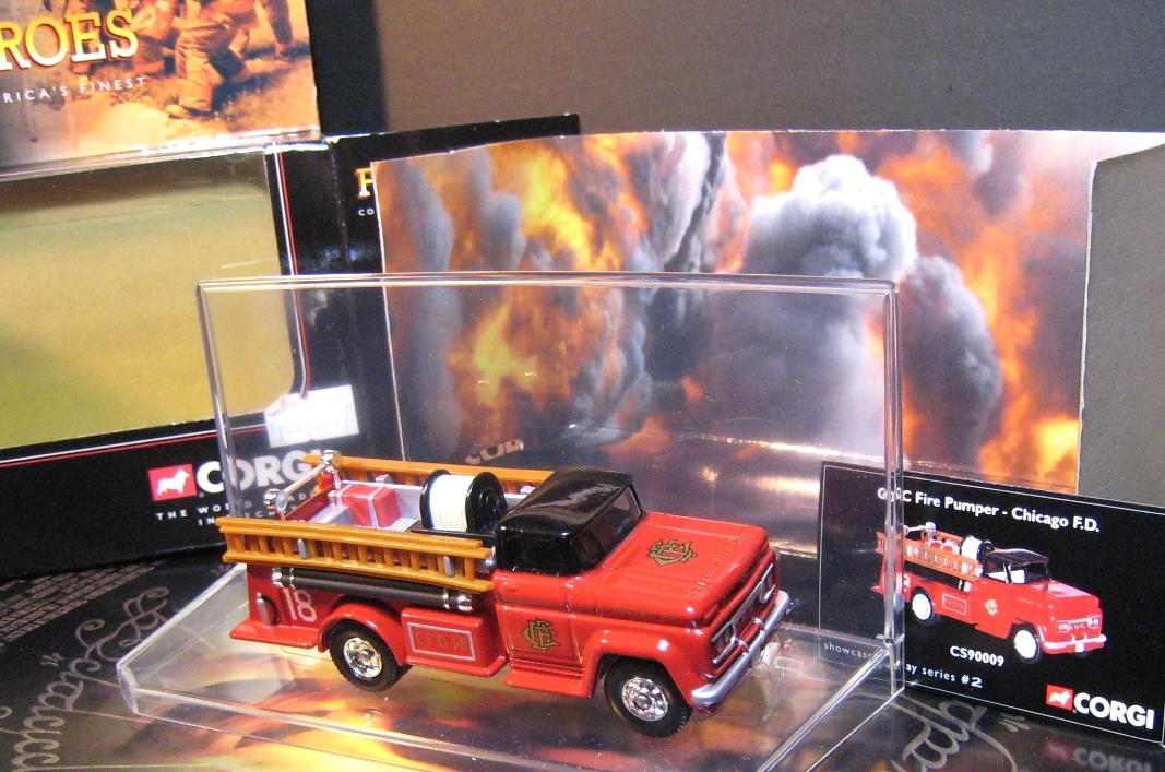 ヤフオク! - Corgi Fire Heroes 1966 GMC Fire Pumper ポンプ...