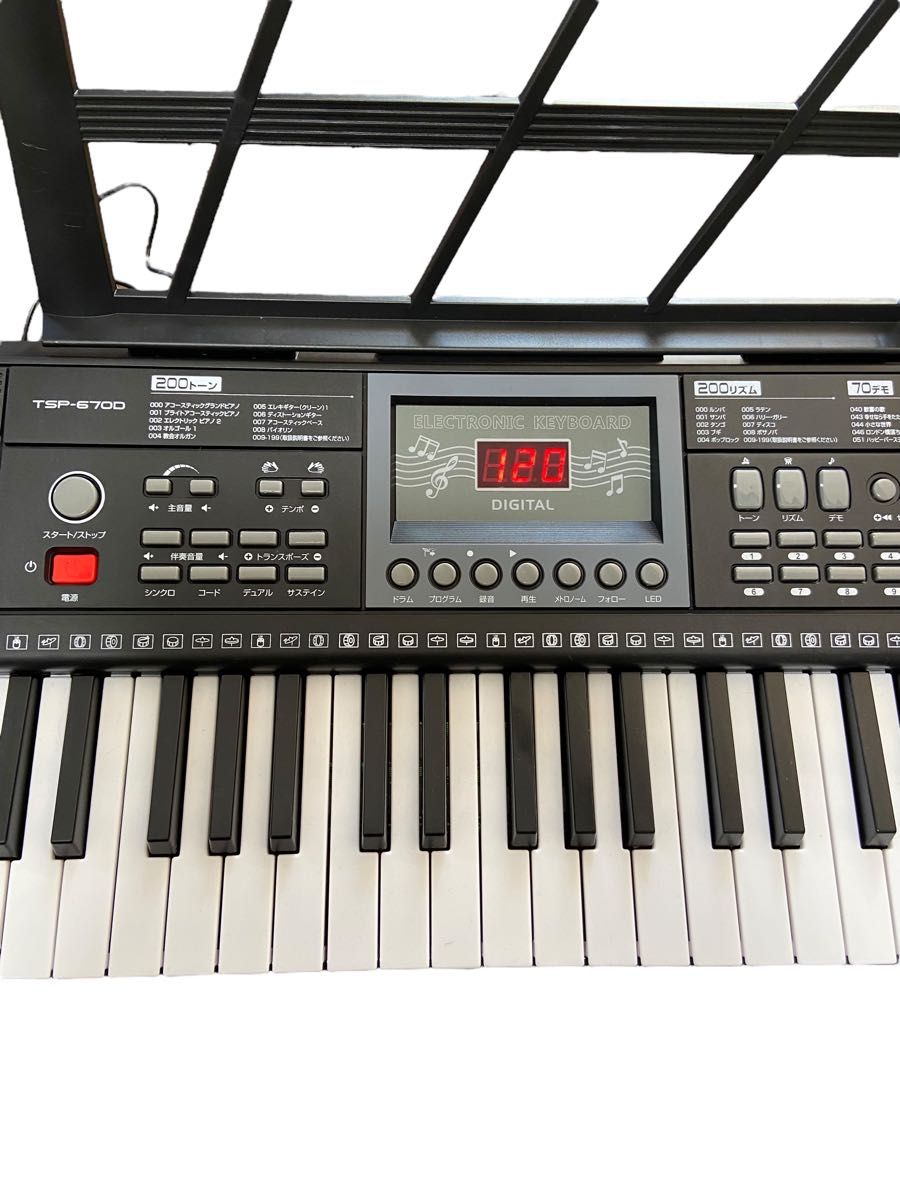 極美品 夢グループ ガイド機能付き 電子ピアノ TSP-670D 極美品 夢グループ ガイド機能付き 電子ピアノ TSP-670D