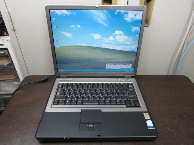 【YNT0426】★NEC VersaProVY16M/E(PC-VY16MEFJREUX) Celeron-M 1.6GHz/512MB/40GB/COMBO/15inch/1024x768/WinXPProセットアップ済み★中古_画像1