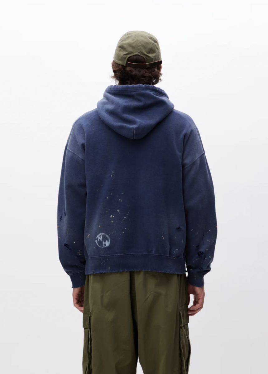 NEIGHBORHOOD DAMAGE SWEATPARKA LS GREIGE/L 232OKNH-CSM02 _画像3